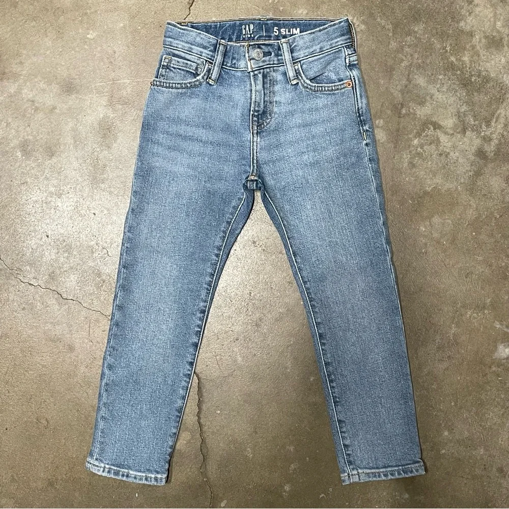 GAP Kids Slim Fit Blue Jeans - Size 5